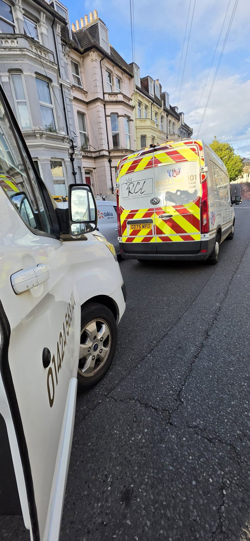RCL Property Care van on a local job